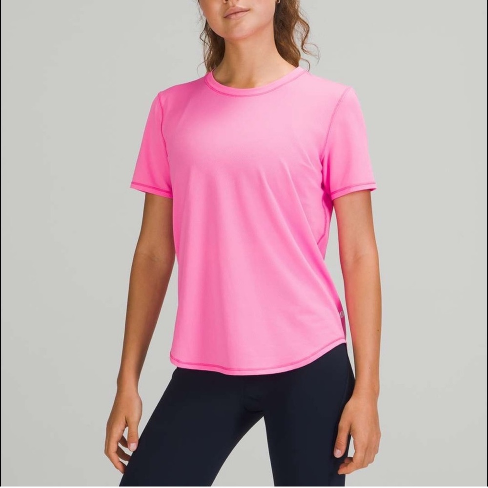 Lululemon High Neck Run and Train Tee